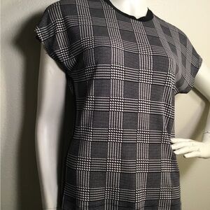 Lauren RALPH LAUREN  HOUNDSTOOTH TUXEDO TOP